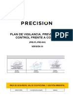 Plan de Vigilancia Prevención y Control de Covid19