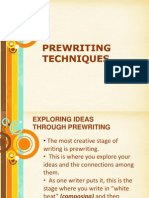 Prewriting Techniques: Free Powerpoint Templates Free Powerpoint Templates