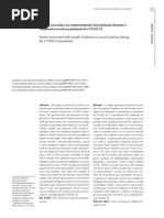 Fatores associados ao comportamento da população durante o isolamento social na pandemia de COVID-19