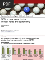 Atk - SRM How To Maximize Vendor Value and Opportunity