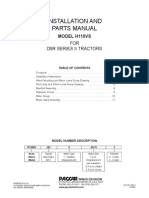 Installation and Parts Manual: FOR D8R Series Ii Tractors
