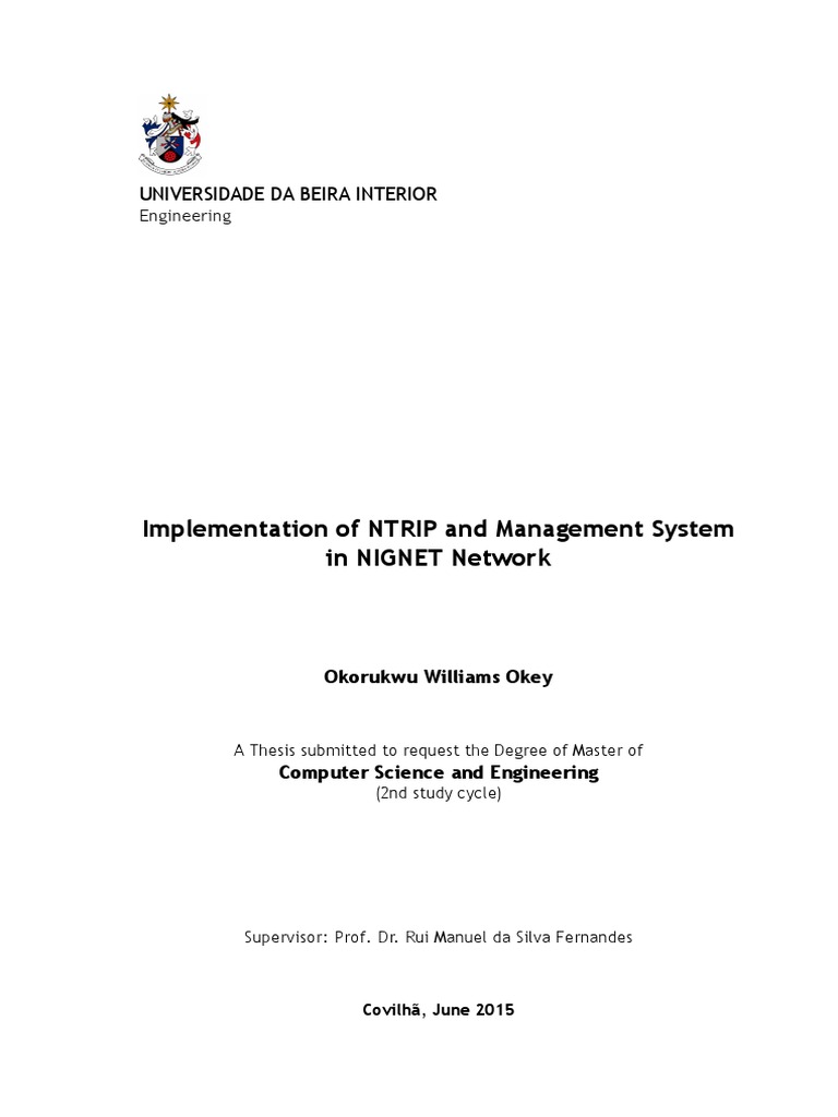 NTRIP Implementation in NIGNET Network | PDF | Hypertext Transfer ...
