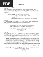 Thermochemistry (Solutions)