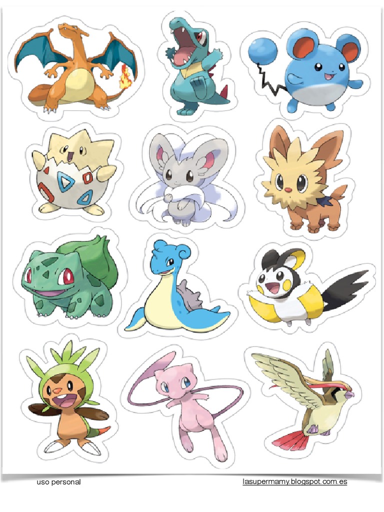 Pokemon Go Stickers | PDF