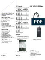 PRX35-KE-USB RFID Reader: DIP Switch Settings