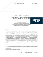 Fenomenología de La Violación Sexual PDF