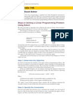 Appendix 11B: Using Excel Solver