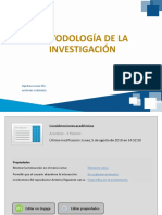 Metodología de la investigación: fundamentos teóricos