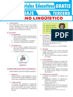 El Signo Lingüístico para Tercer Grado de Secundaria