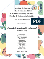 Formulario de Valoración Nutricional Grupo #1