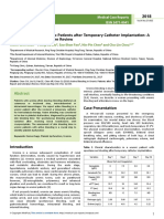 Active Bleeding in Uremic Patients After Temporary Catheter Implantation Acase Report and Literature Review