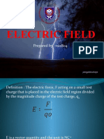 Electric Field: Prepared By: Rai2804