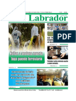 Diario El Labrador de Melipilla, Chile 23-10-2018 Hallan a anciana muerta bajo puente ferroviario – Comienza juicio oral en contra de “Los San Gregorio” por tráfico de drogas.