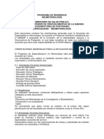 PROGRAMA DE RESIDENCIA, Neumología PDF