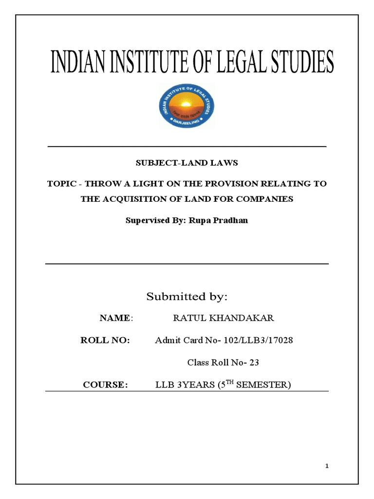 analysis-of-the-key-provisions-relating-to-the-acquisition-of-land-for