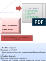 Jenis2 Penelitian Oleh Kelompok 4 (MK - Riset Keperawatan)