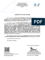 Certification: Issued This 8th Day of January, 2021. City of Manila, Philippines