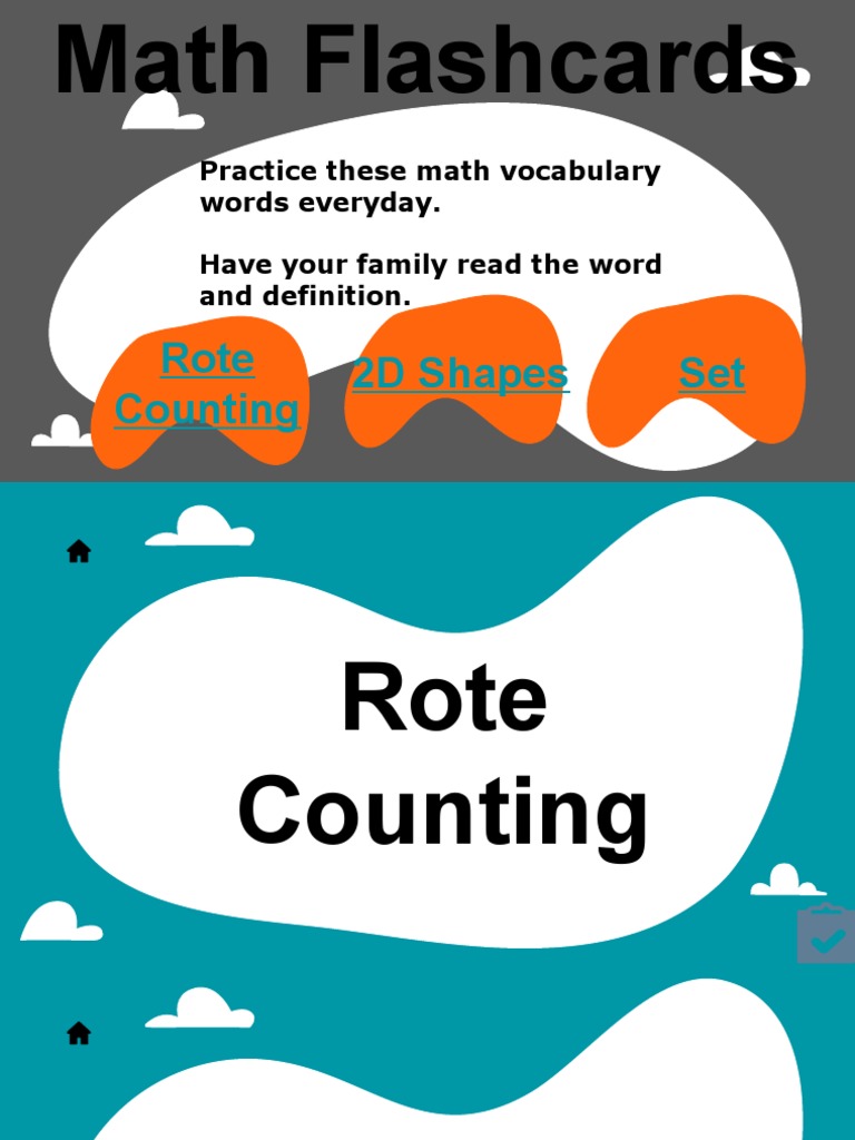 Math Flashcards | PDF