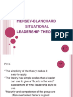 Ersey Blanchard Situational Leadership Theory
