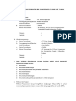 Dokumen Rencana Pemantauan Dan Pengelolaan Air Tanah