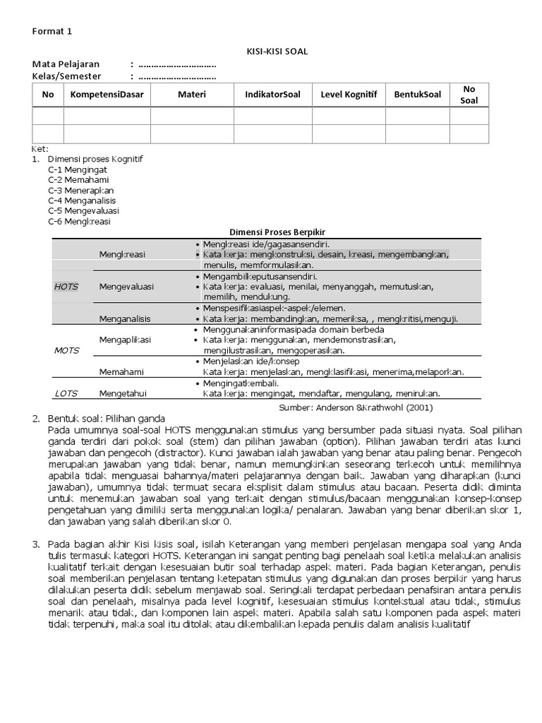 Format Uas | PDF