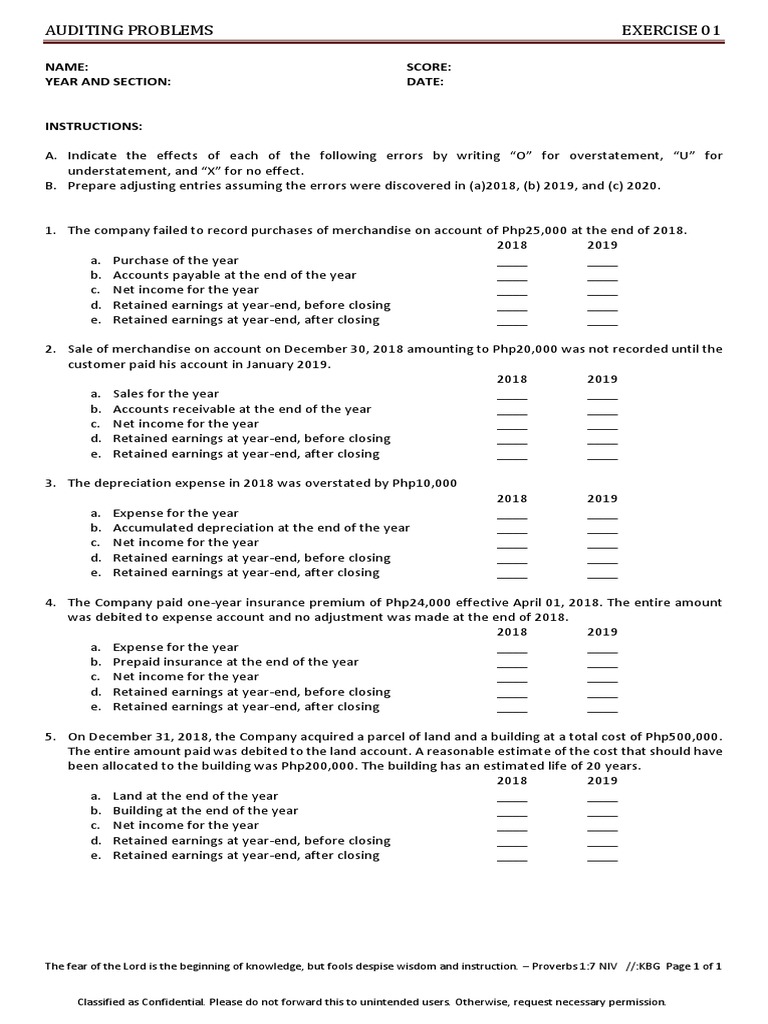 AP Module 01 - Exercise 01 | PDF | Retained Earnings | Net Income