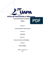 Tarea 4 - Evelyn Cabreja - Tecnicas de Entrevistas Psicologicas