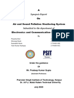 Air and Sound Pollution Monitoring System Report