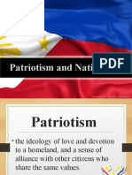 Patriotism and Nationalism: Bangeles Flotrendo Nalo