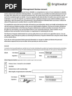 Residential Medication Review Consent Form PDF