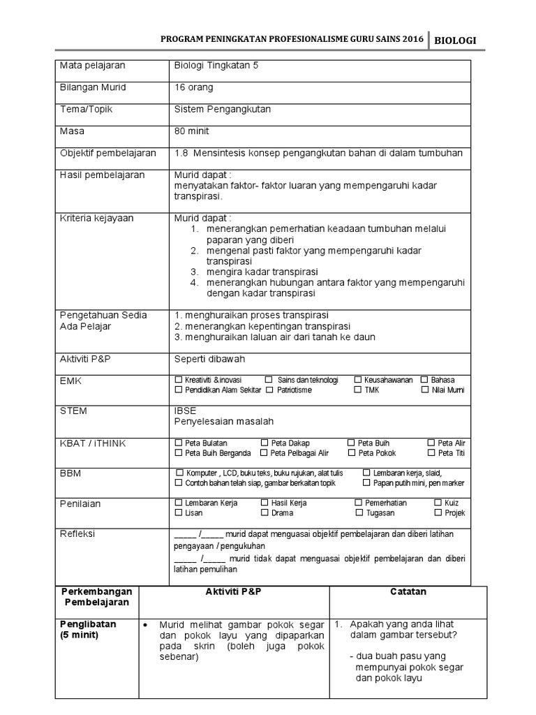 Rph Biologi Amali Pdf