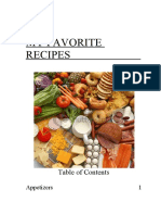 My Favorite Recipes: Appetizers 1