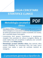 Curs 2 - Metodologia Cercetarii Clinice PDF