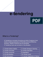 Etendering