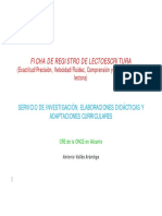 FICHA DE REGISTRO DE LECTOESCRITURA (Exactitud_Precisión, Velocidad_Fluidez, Comprensión y Metacomprensión lectora)