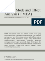 Failure Mode and Effect Analysis (FMEA)