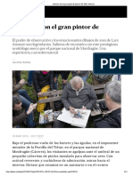 Aventura Con El Gran Pintor de Pájaros - EL PAÍS Semanal