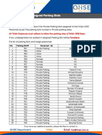Announcement - Assigned Parking Slots
