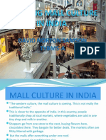 Shopping Mall Culture in India