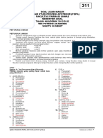 Tes Potensi Akademik 313 Key