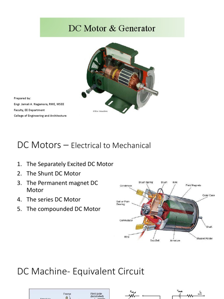 DC PDF Electric Motor Direct Current