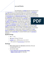 Anorectal Abscesses and Fistula