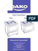 Manual de instrução dako turbo glass