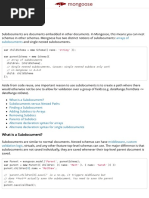 Mongoose v5.10.4 - SubDocuments PDF