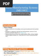 Basic Manufacturing Systems (ME1083) : School of Mechanical Engineering KIIT Deemed To Be University