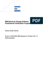 IBM Spectrum Storage Software Professional Certification Program