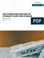 Data Migration From Ibm Xiv Storage To Hpe 3par Storage: Best Practices