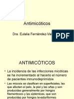 Antimicóticos: clasificación y mecanismos de acción