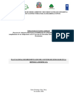 Plan Nacional de Implementacion Del Convenio de ESTOCOLMO en La Republica Dominicana PDF