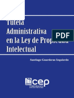 Tutela Administrativa en La Ley de Propied - Guarderas Izquierdo, Santiago PDF
